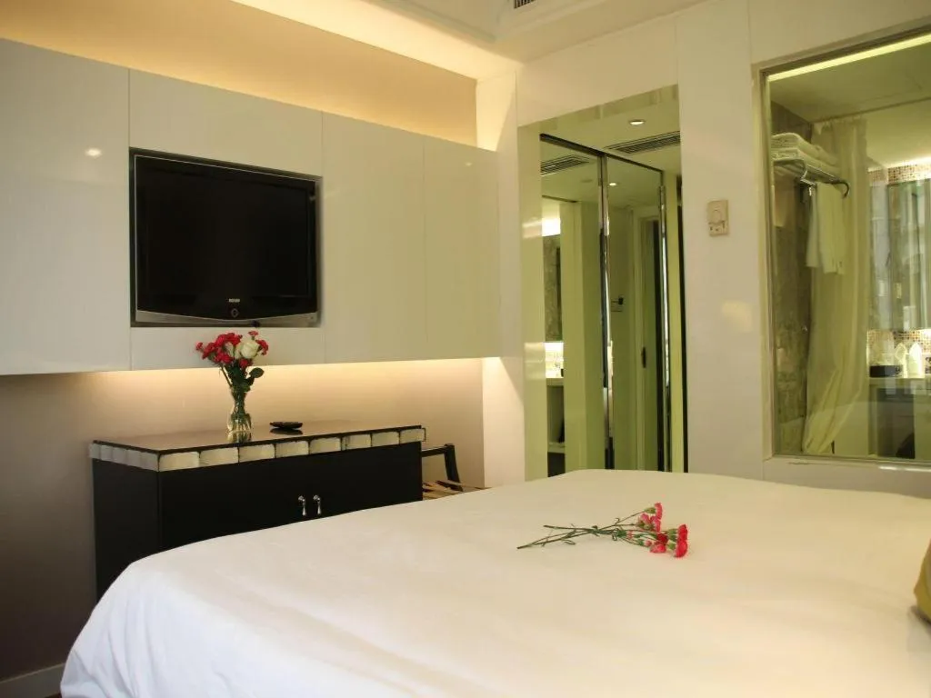 Bed in Wuyang Holiday Hotel Hangzhou