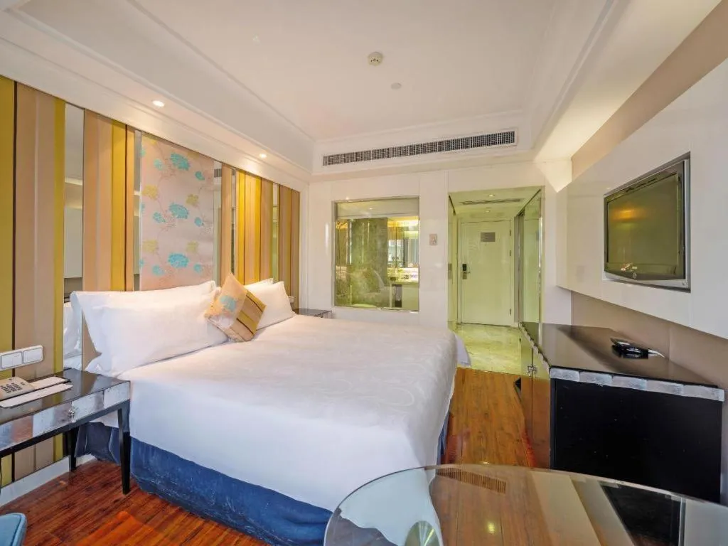 Bed in Wuyang Holiday Hotel Hangzhou