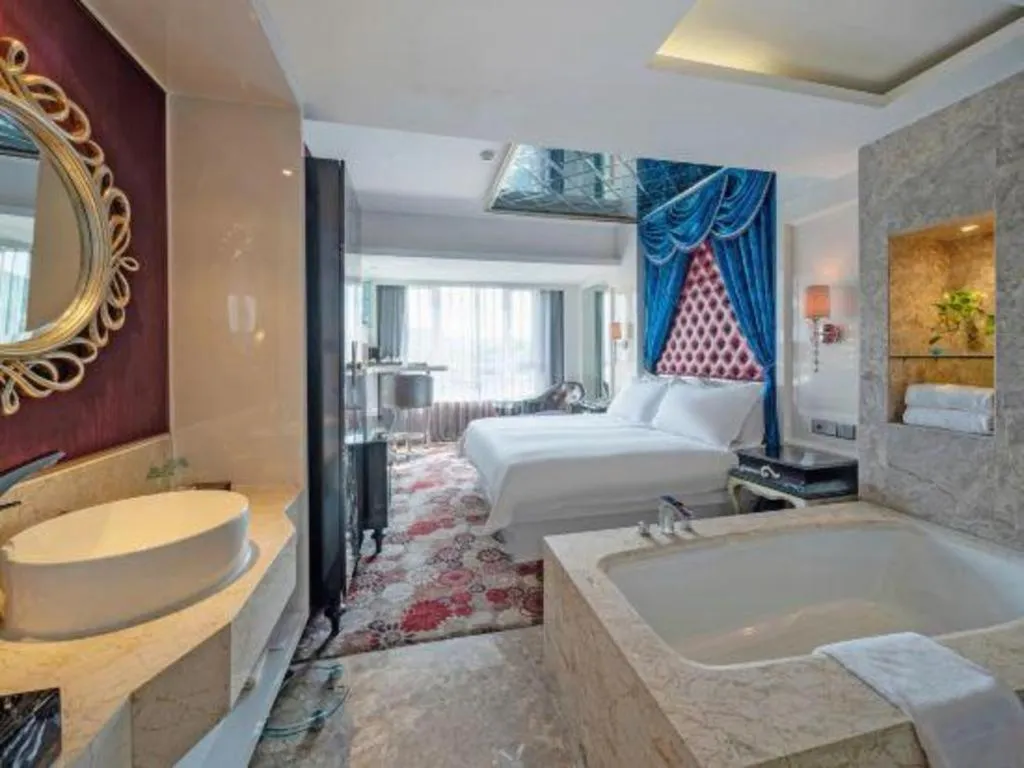 Bed in Wuyang Holiday Hotel Hangzhou