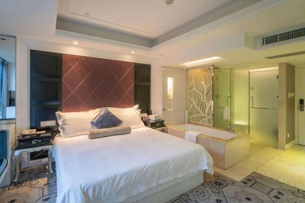 Bed in Wuyang Holiday Hotel Hangzhou