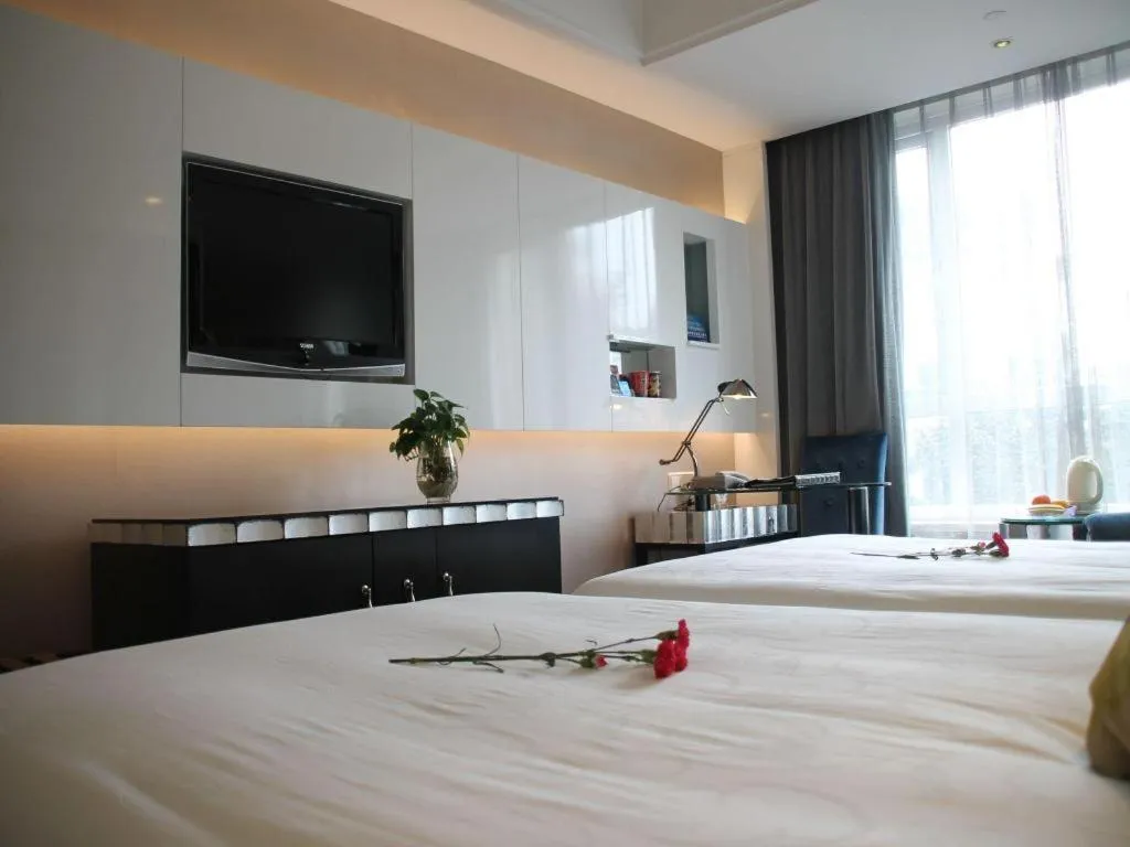 Bed in Wuyang Holiday Hotel Hangzhou