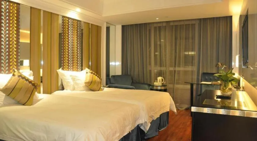 Bed in Wuyang Holiday Hotel Hangzhou