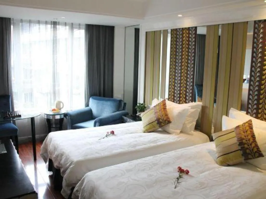 Bed in Wuyang Holiday Hotel Hangzhou