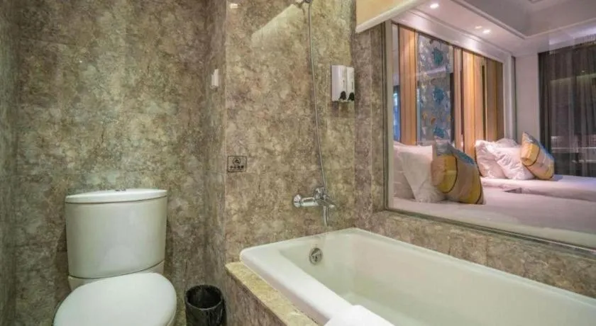 Bed in Wuyang Holiday Hotel Hangzhou