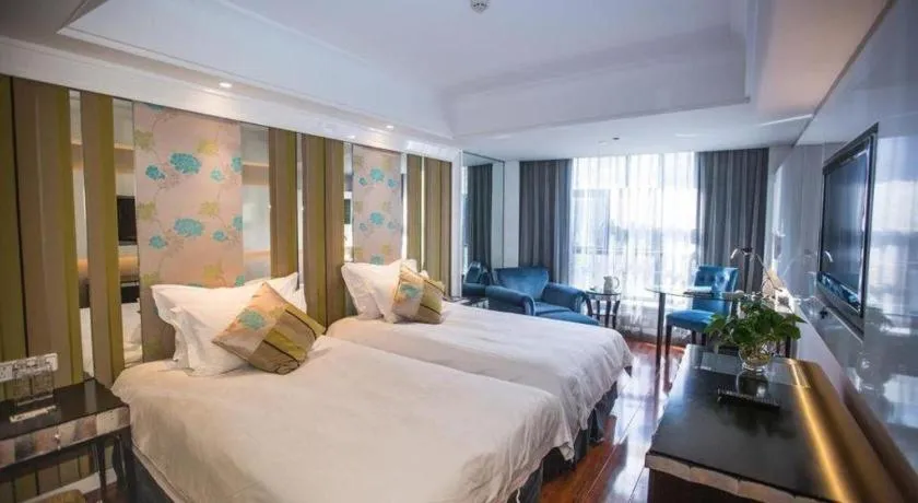 Bed in Wuyang Holiday Hotel Hangzhou