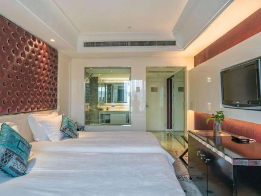 Bed in Wuyang Holiday Hotel Hangzhou