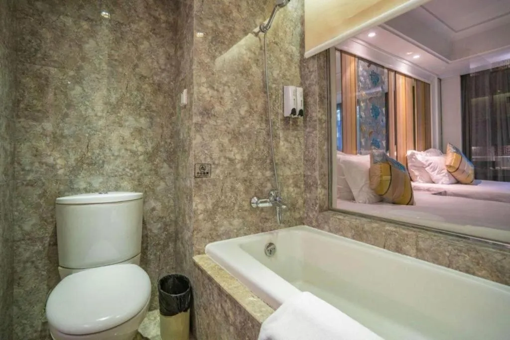 Bed in Wuyang Holiday Hotel Hangzhou