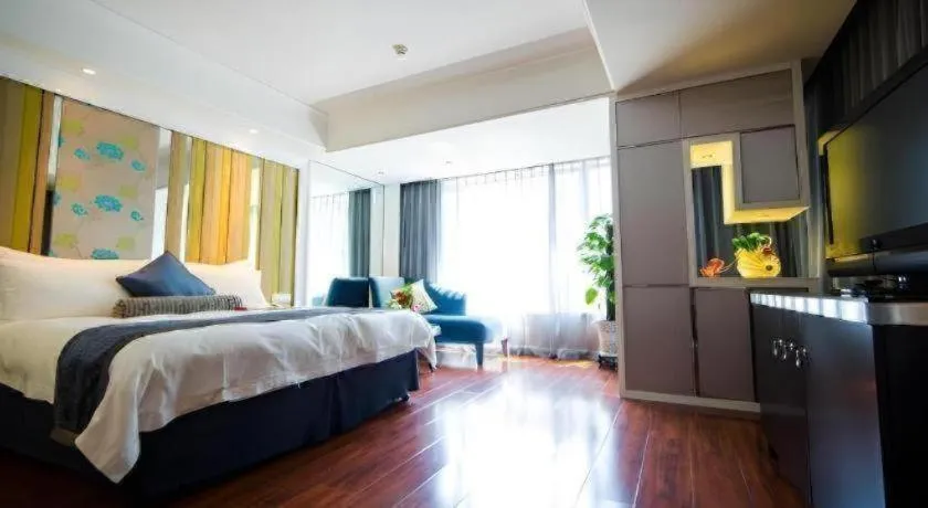 Bed in Wuyang Holiday Hotel Hangzhou