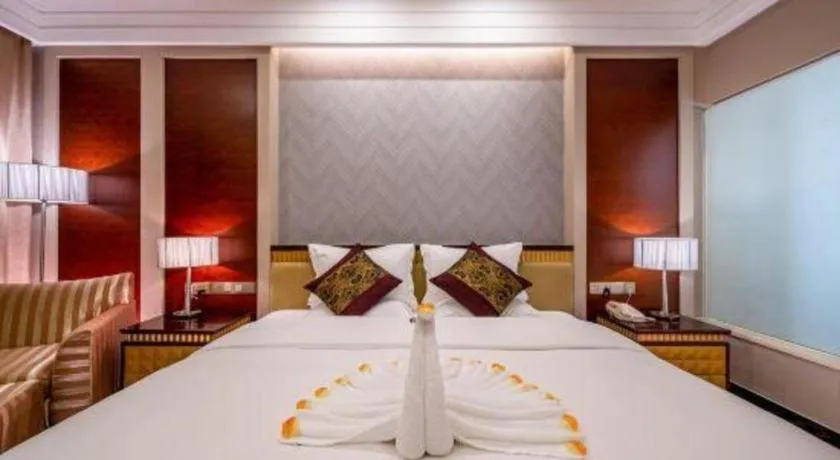 Bed in Nanning Yongjiang Hotel