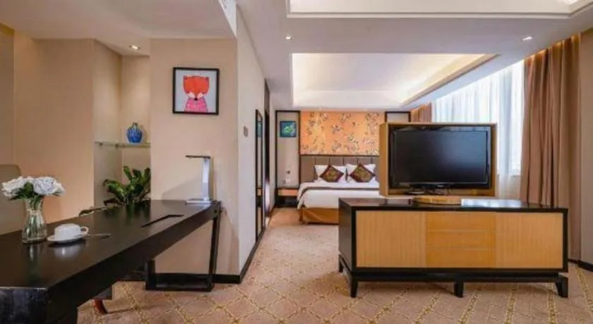 Bed in Nanning Yongjiang Hotel