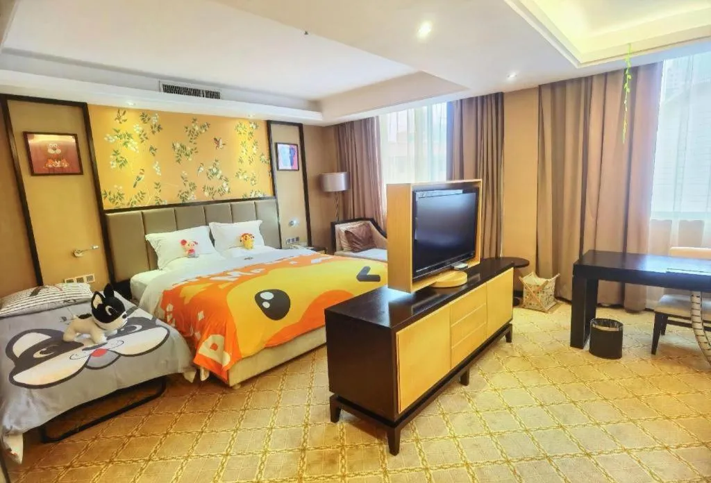 Bed in Nanning Yongjiang Hotel