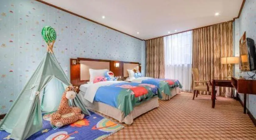 Bed in Nanning Yongjiang Hotel