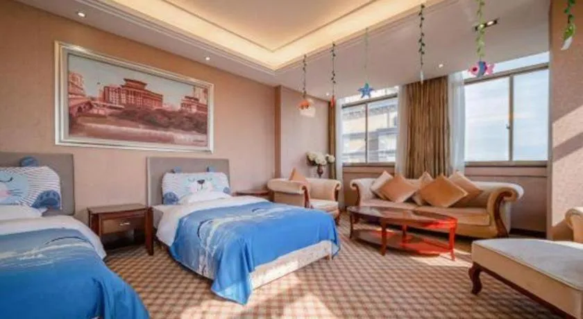 Bed in Nanning Yongjiang Hotel