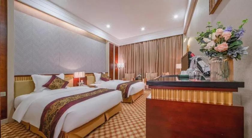 Bed in Nanning Yongjiang Hotel
