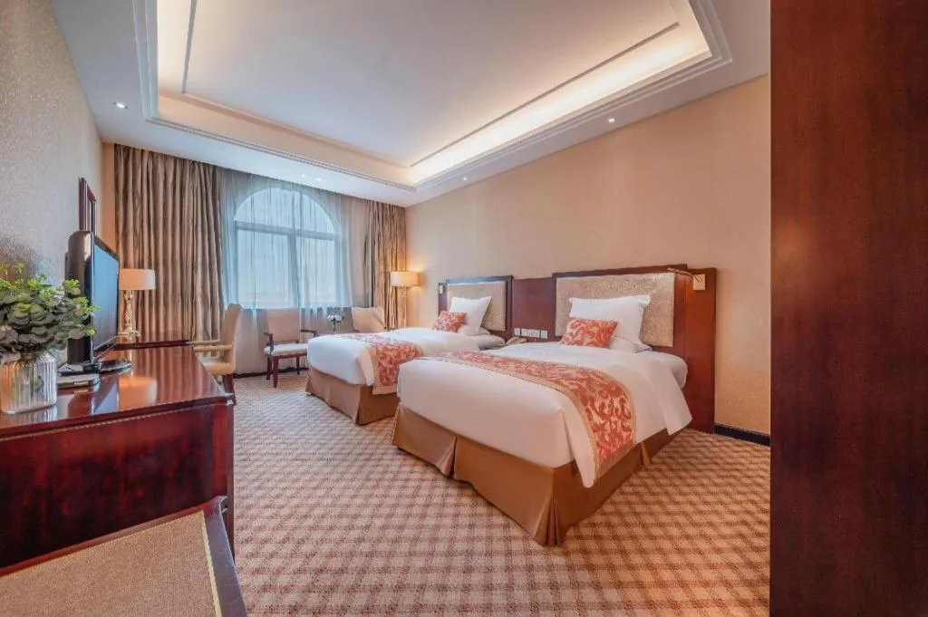 Bed in Nanning Yongjiang Hotel