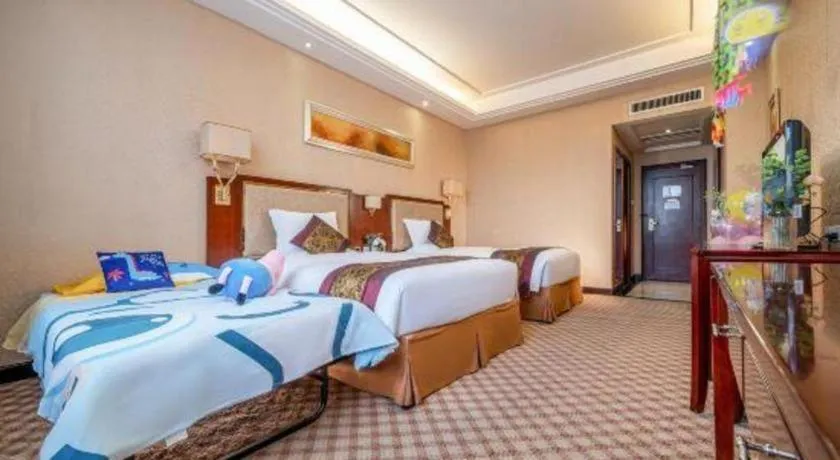 Bed in Nanning Yongjiang Hotel