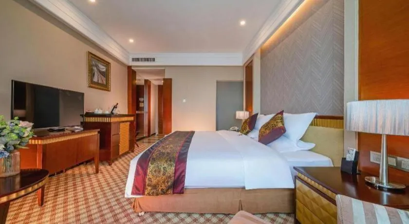 Bed in Nanning Yongjiang Hotel