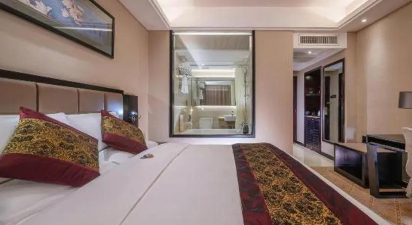 Bed in Nanning Yongjiang Hotel