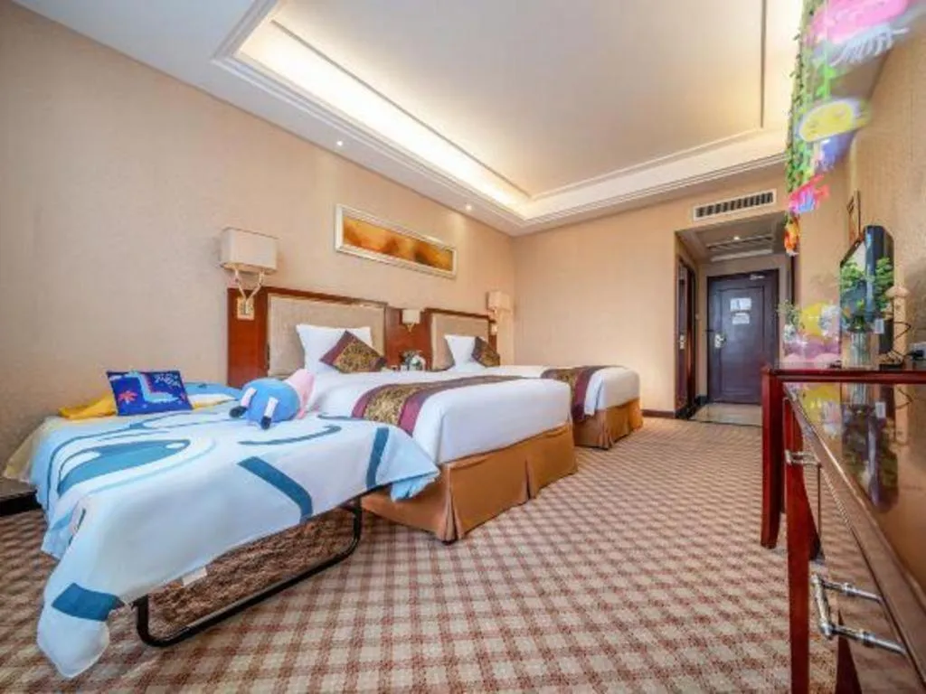 Bed in Nanning Yongjiang Hotel