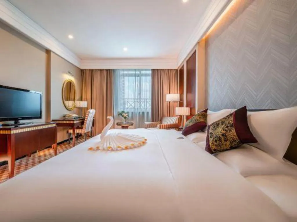 Bed in Nanning Yongjiang Hotel