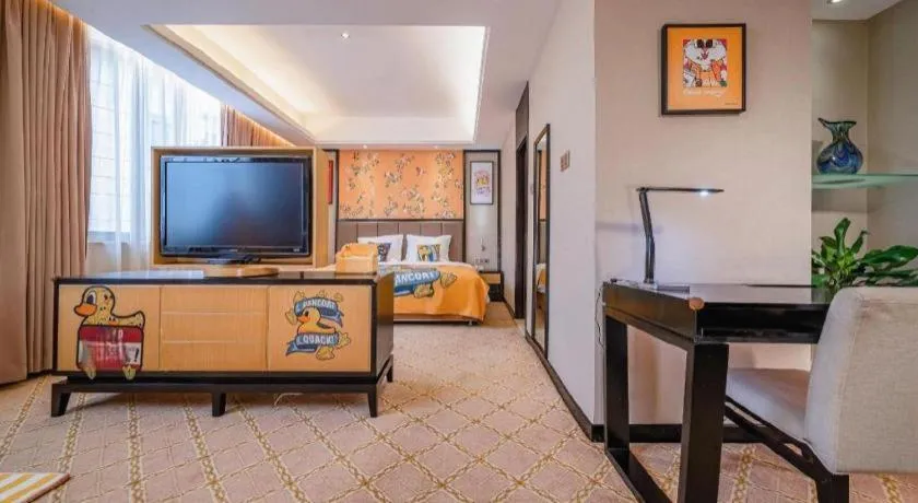 Bed in Nanning Yongjiang Hotel