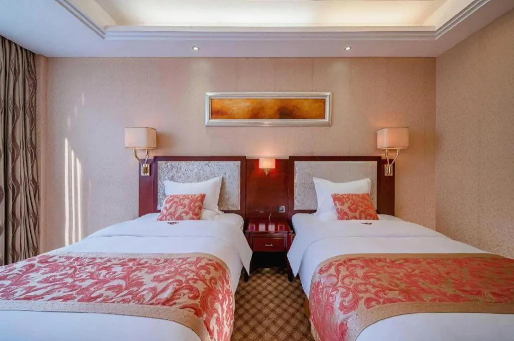 Bed in Nanning Yongjiang Hotel