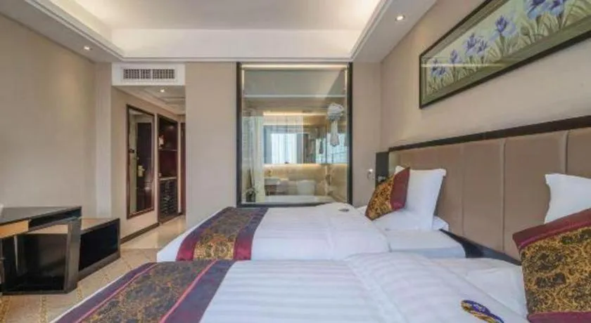 Bed in Nanning Yongjiang Hotel