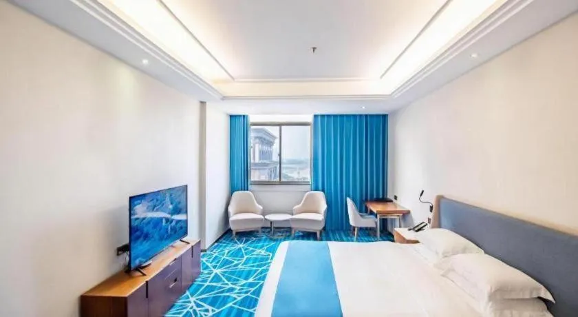 Bed in Nanning Yongjiang Hotel