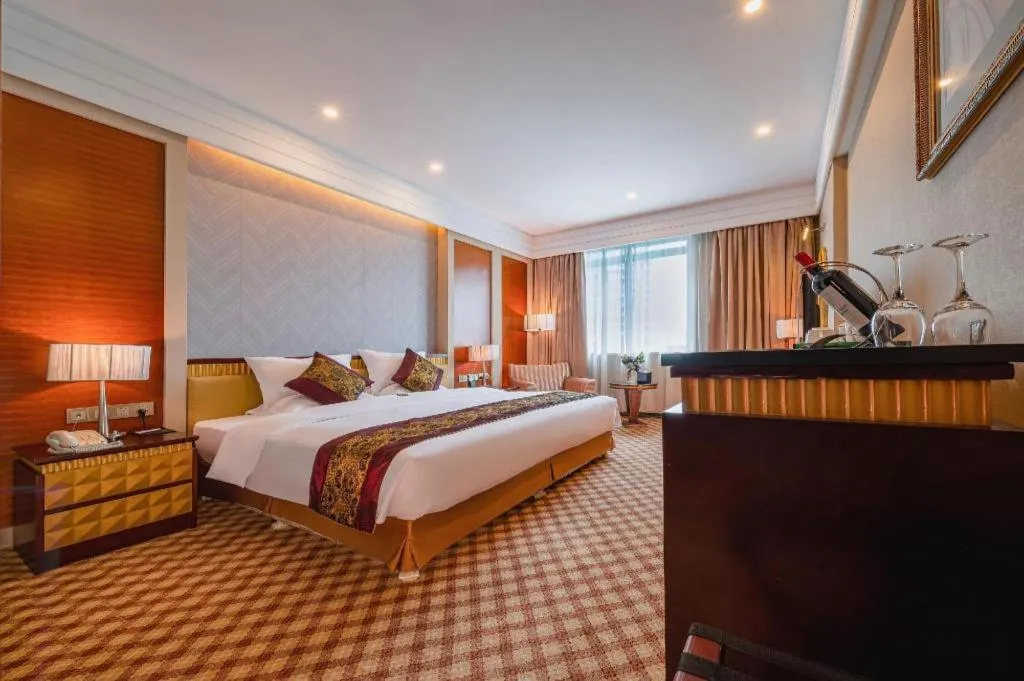 Bed in Nanning Yongjiang Hotel