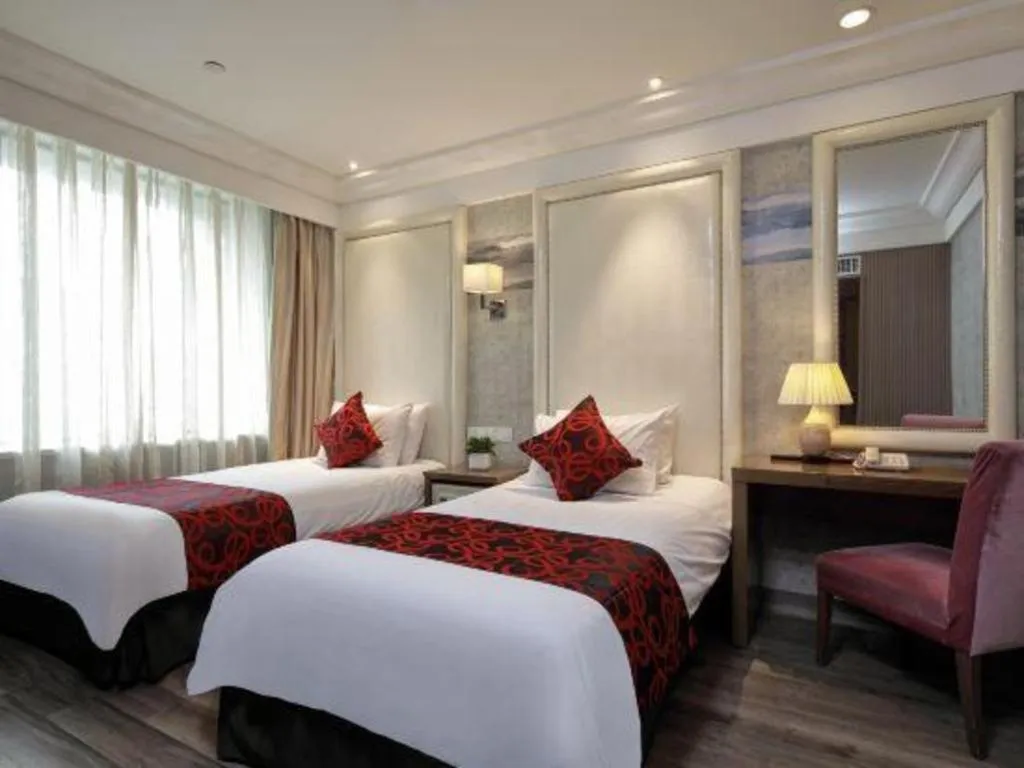 Bed in Nanjing Grand Da Qiao Hotel