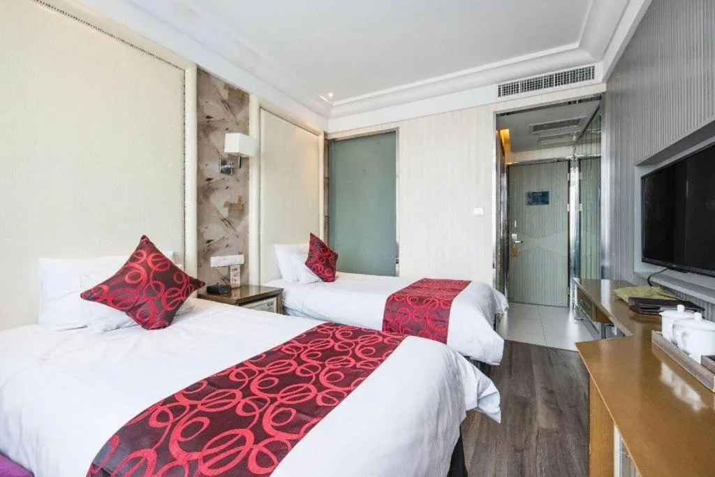 Bed in Nanjing Grand Da Qiao Hotel