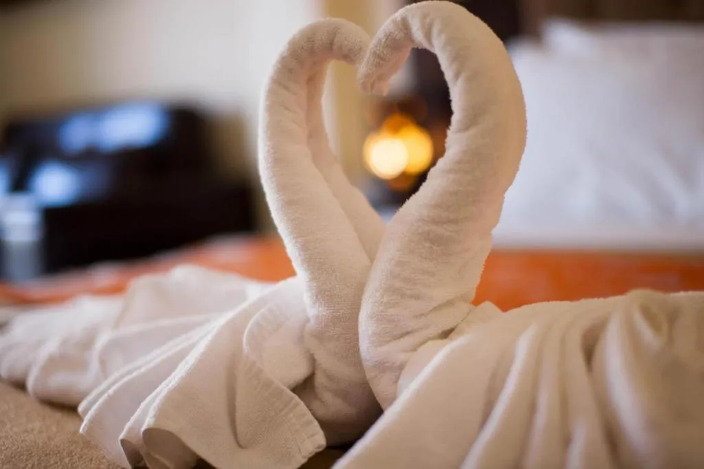 Bed in Lotusland Resort