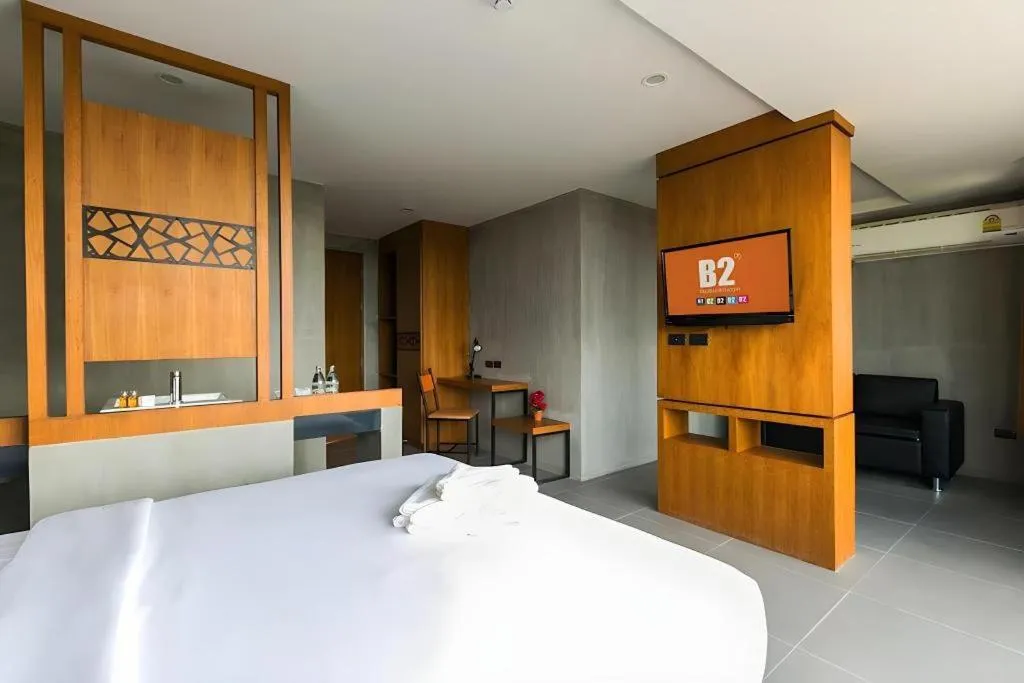 Bed in B2 Khon Kaen Boutique & Budget Hotel