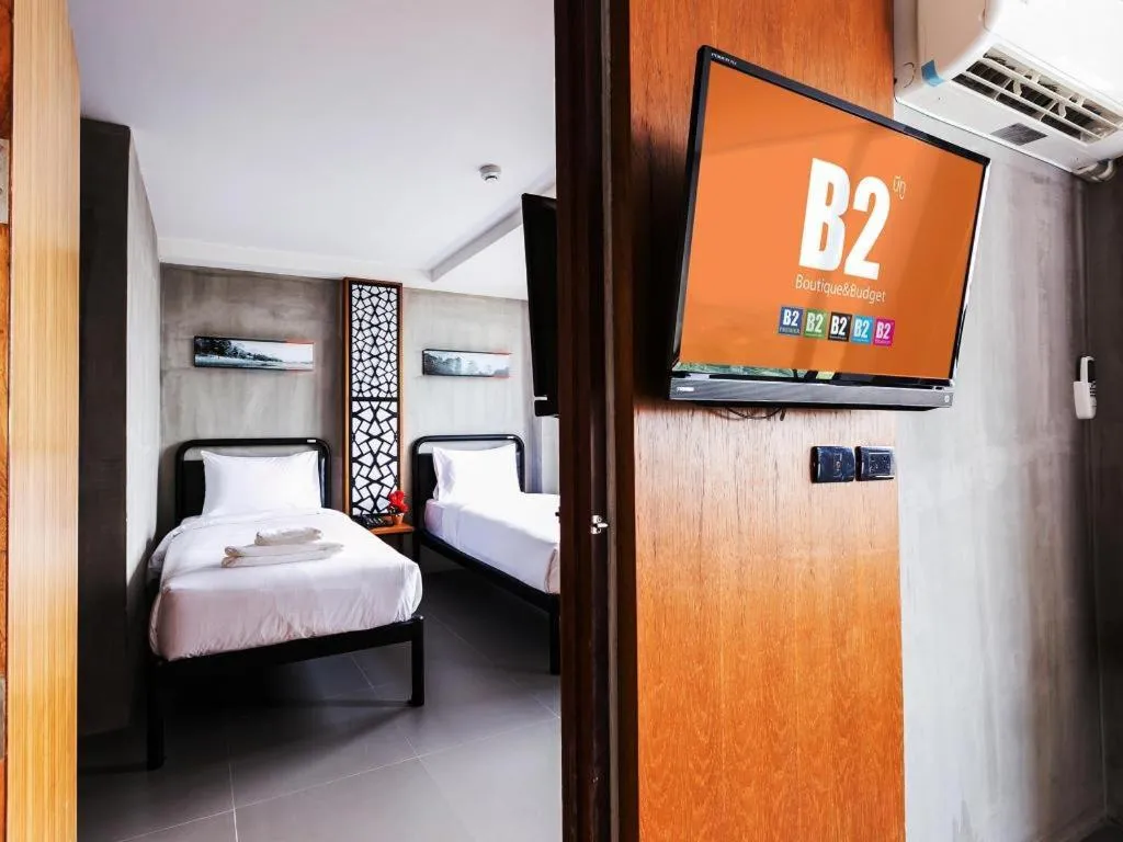 Bed in B2 Khon Kaen Boutique & Budget Hotel
