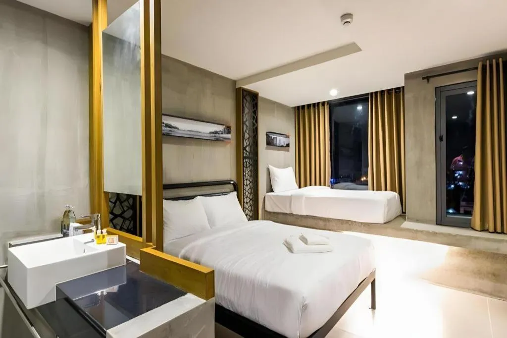 Bed in B2 Khon Kaen Boutique & Budget Hotel