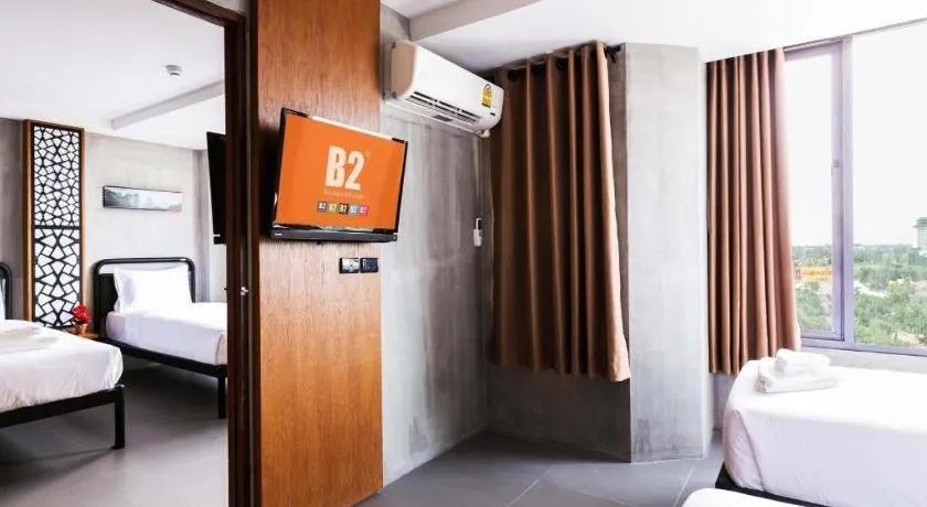Bed in B2 Khon Kaen Boutique & Budget Hotel