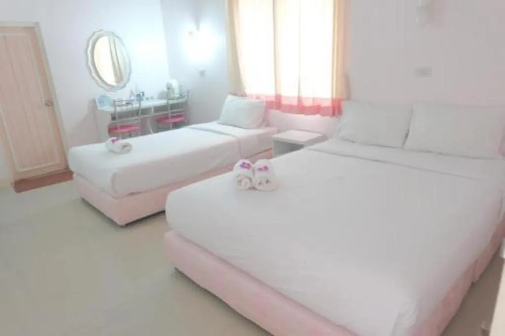 Bed in Wiangphumin Hotel