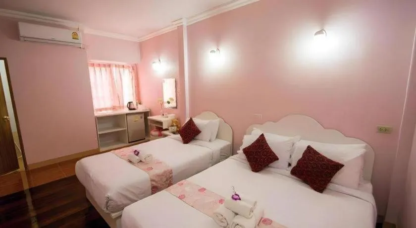 Bed in Wiangphumin Hotel