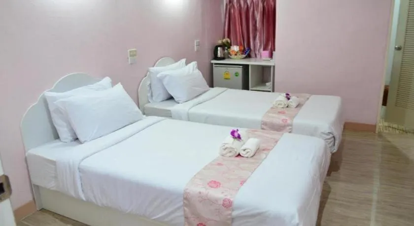 Bed in Wiangphumin Hotel