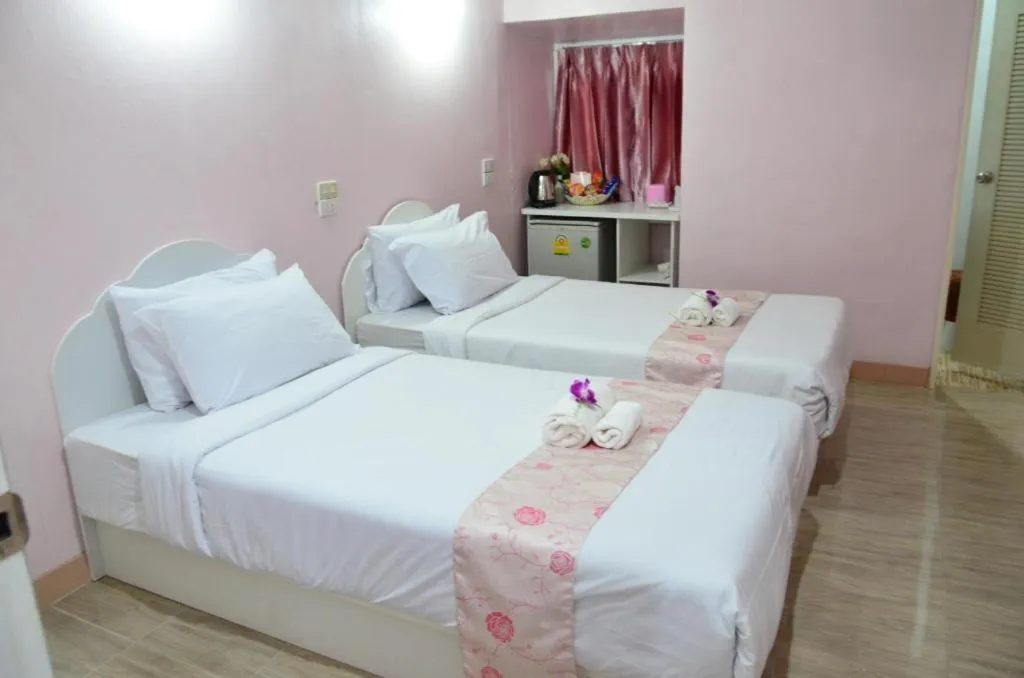 Bed in Wiangphumin Hotel