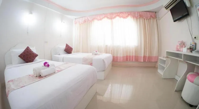 Bed in Wiangphumin Hotel