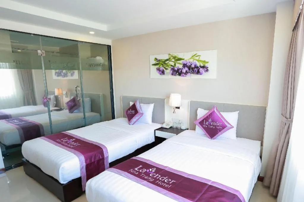 Bed in Lavender Nha Trang Hotel