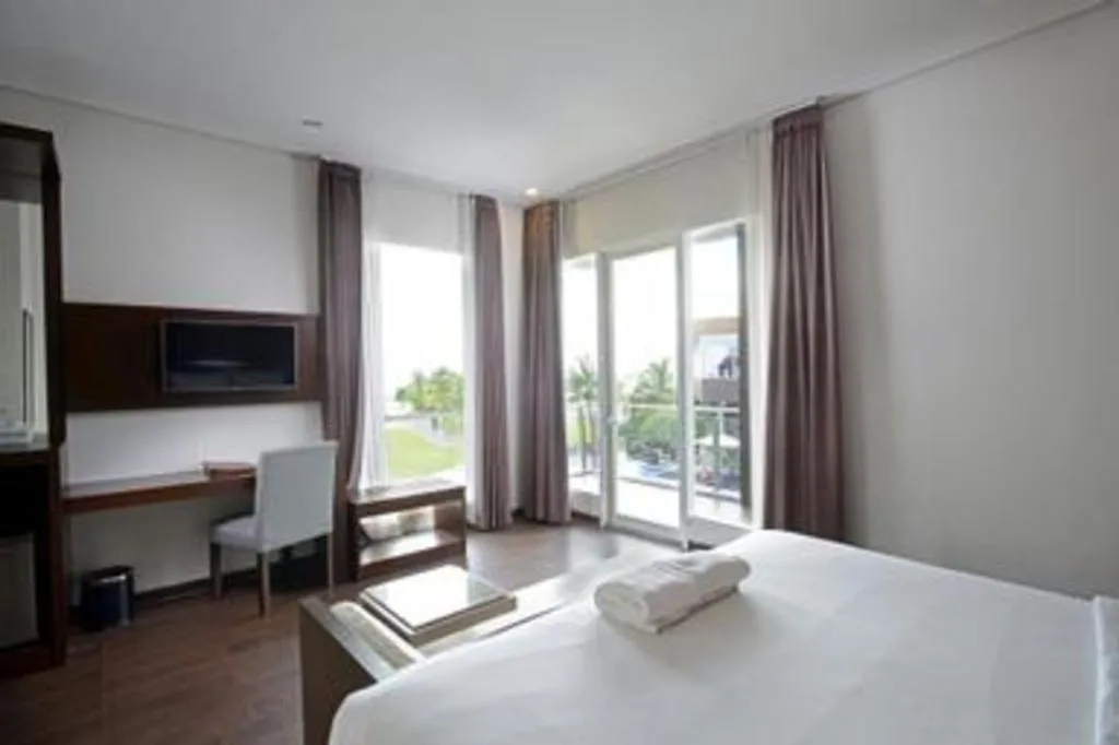 Bed in D'Season Premiere Hotel