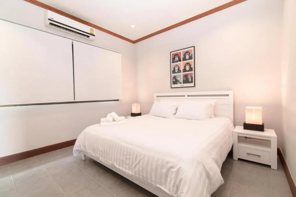 Bed in Thailand Resort Hotel