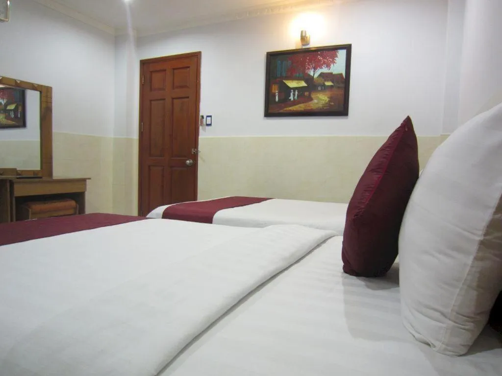 Bed in Thien Hoa Hotel