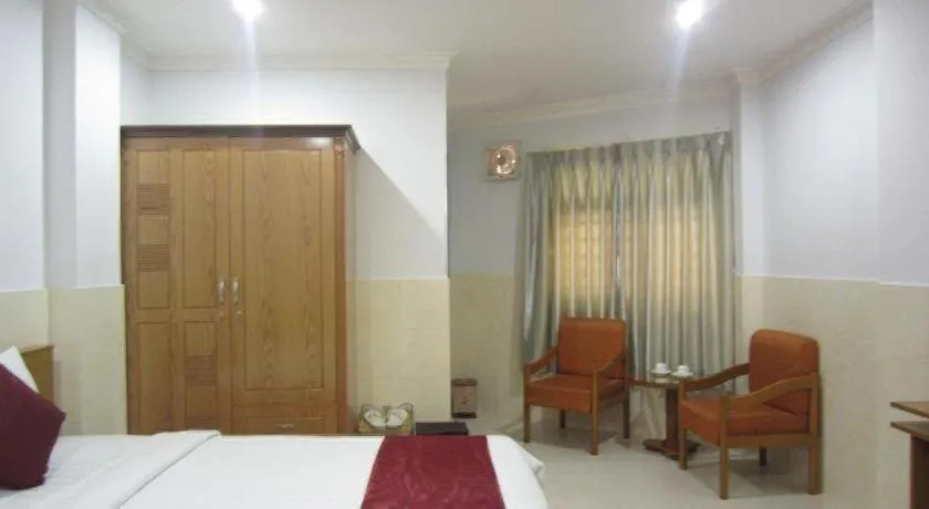 Bed in Thien Hoa Hotel