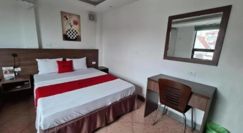 Bed in Ha Noi Vang Hotel Hoang Ngan