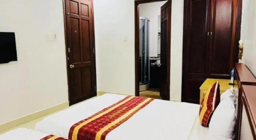 Bed in Minh Dang Hotel