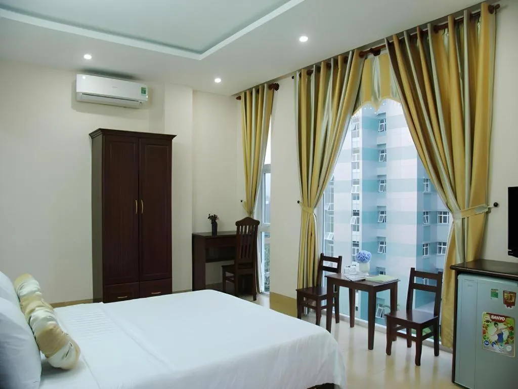 Bed in Huong Binh Hotel