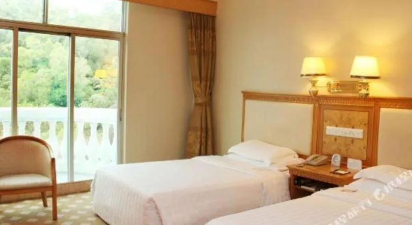 Bed in Zhuhai Dehan Hotel